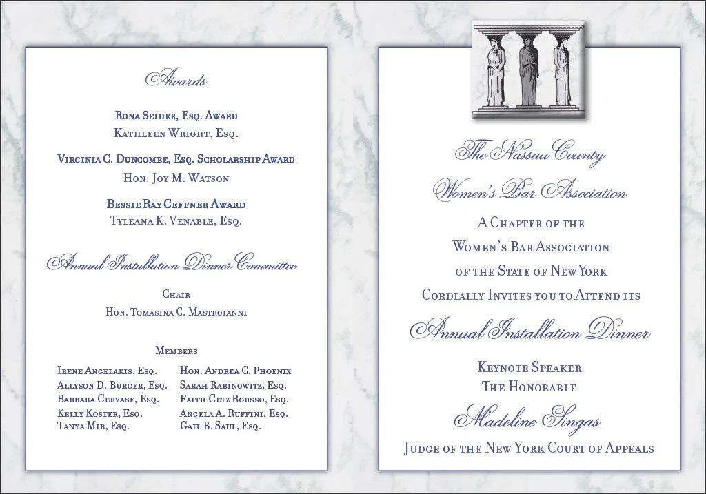 Nassau County Women's Bar Association 2024 Annual Installation Dinner