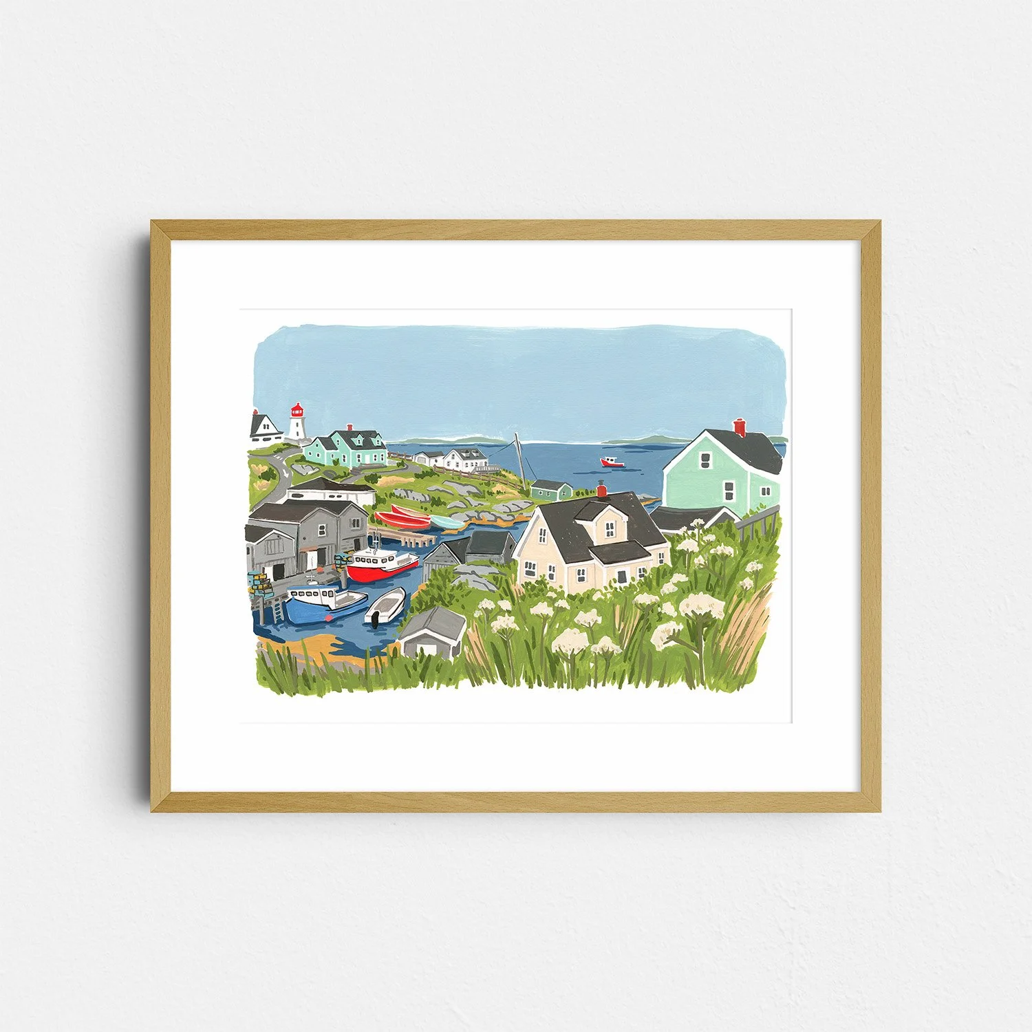 Peggy's Cove on Hill Frame.jpg