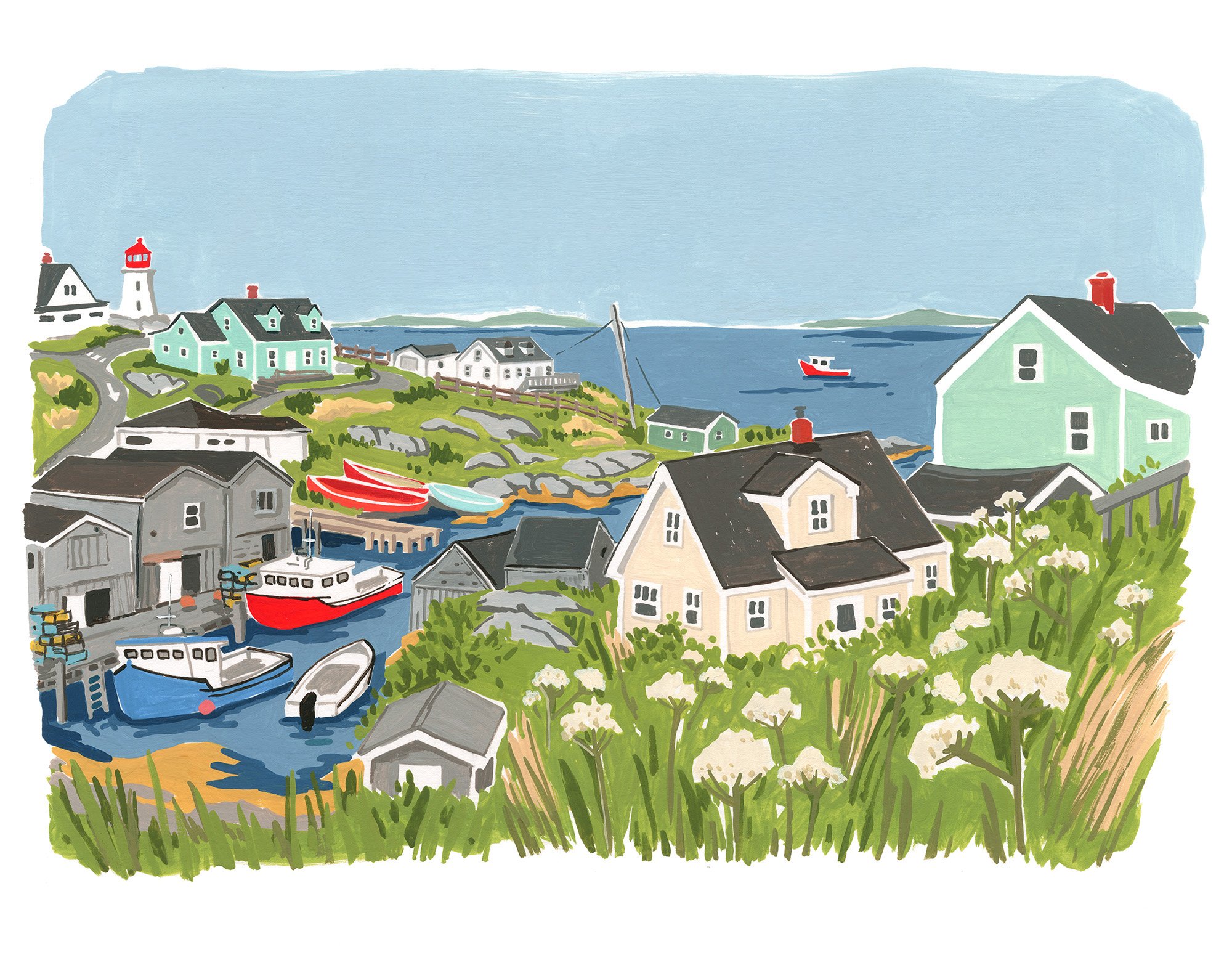 Peggy's Cove on the Hill_8x10.jpg