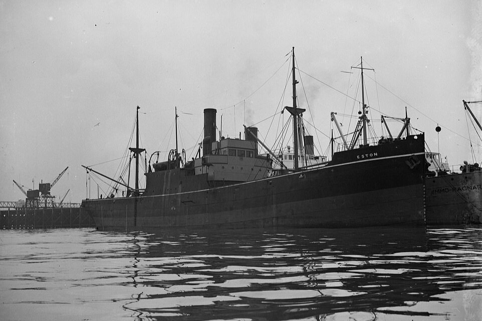 SS Eston at Woolwich, London