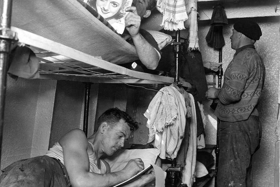 Crew accomodation aboard the SS Eston