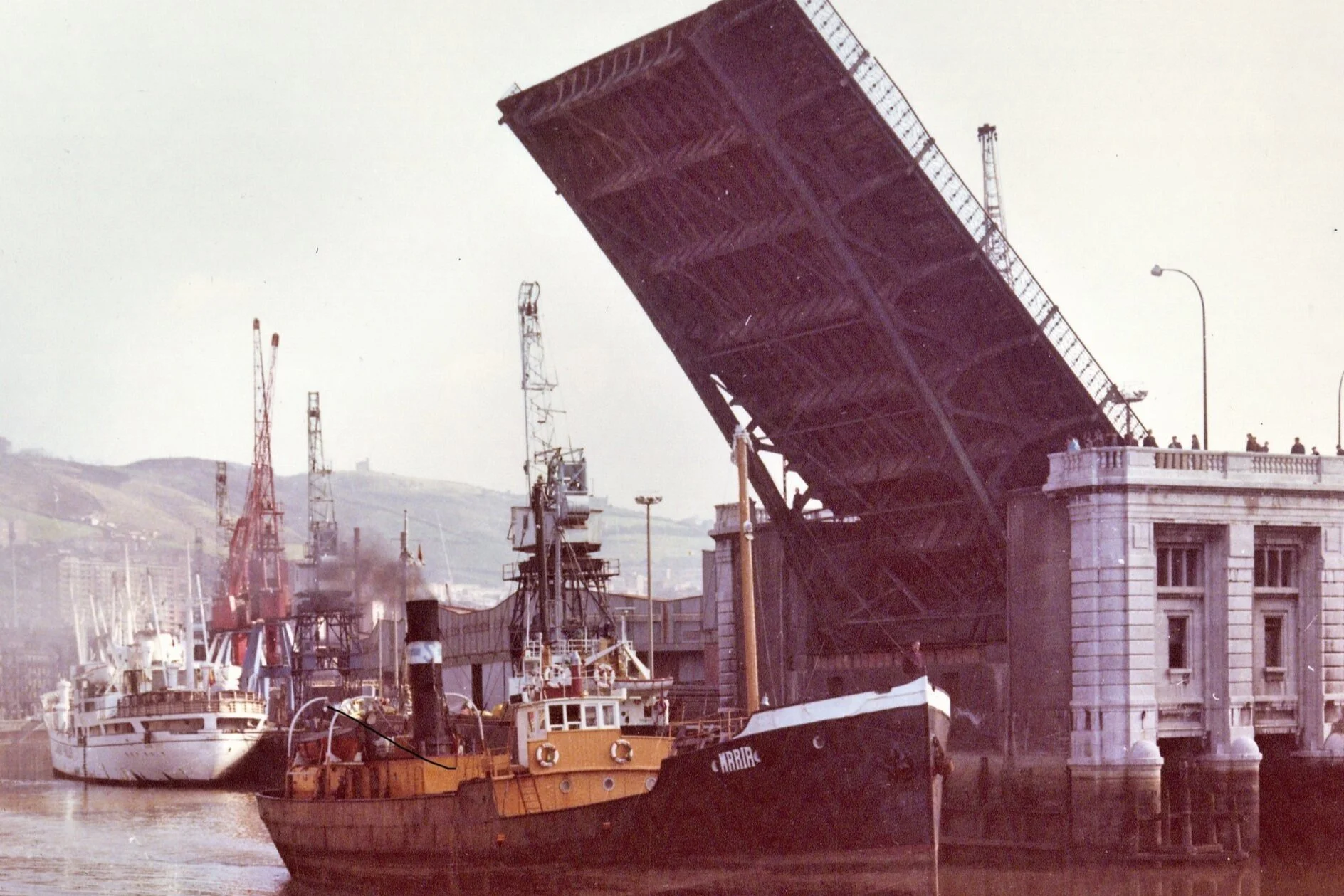 As SS Maria in last months of service. Bilbao c 1974