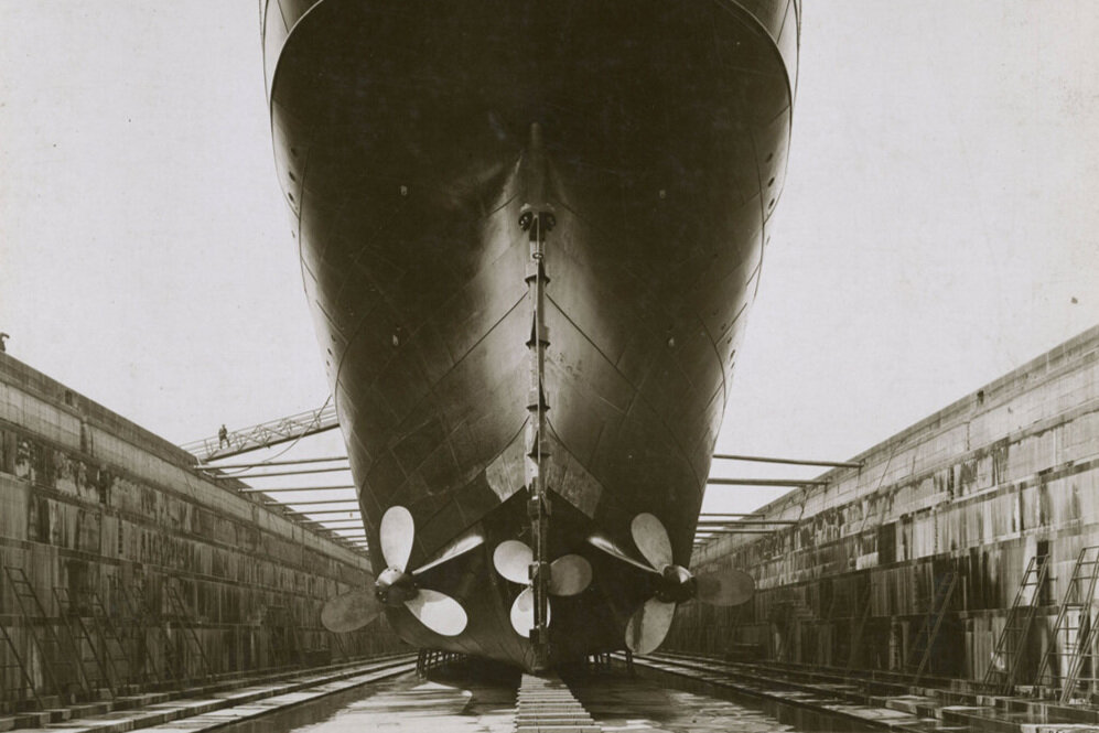 King George V Drydock. 1921