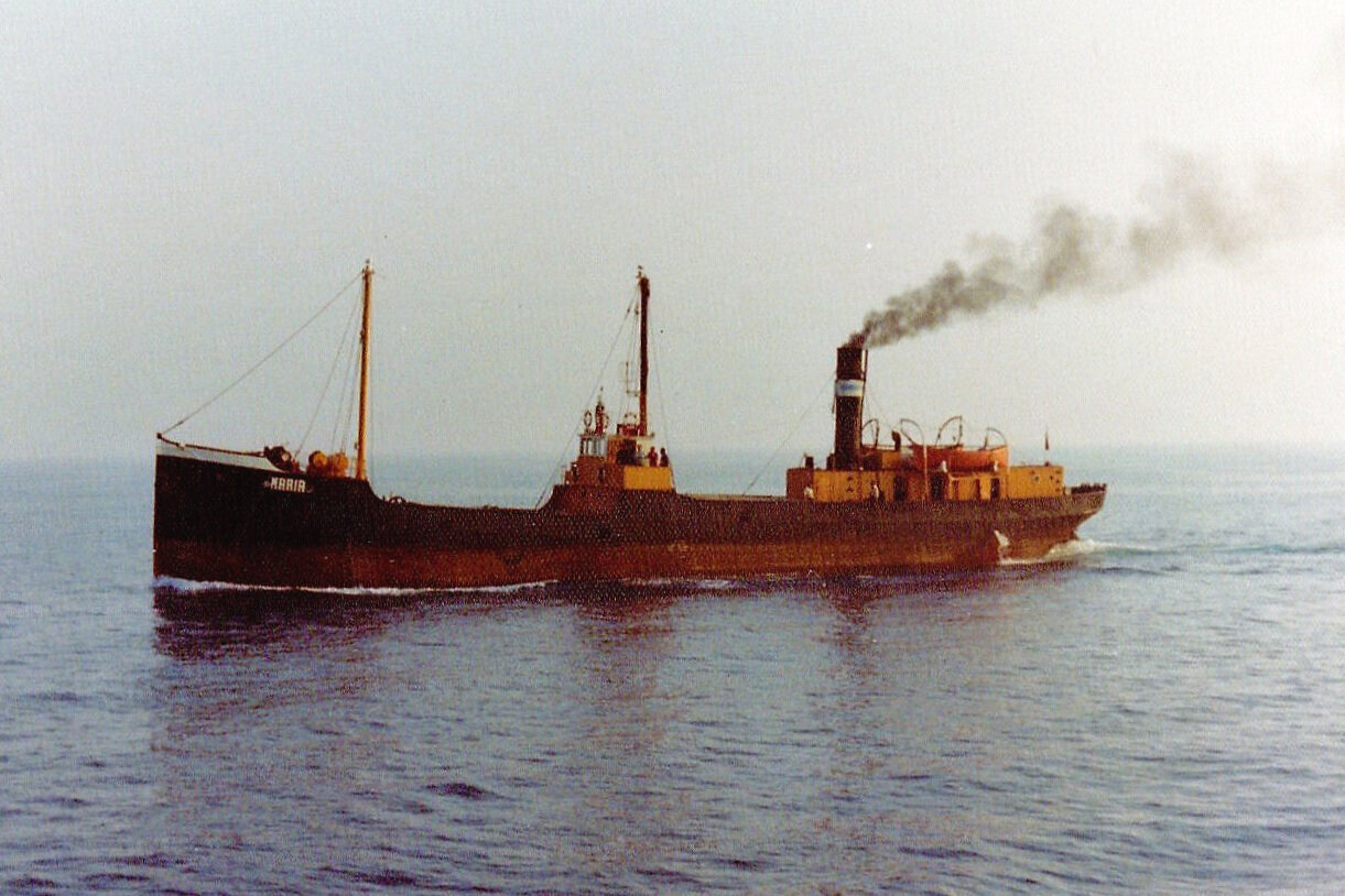 SS Maria becoming SS Robin. Steaming back to UK in June 1974