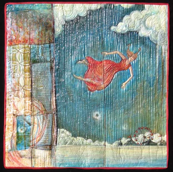 "Falling Asleep," 2008. 32"h x 30"w, private collection.