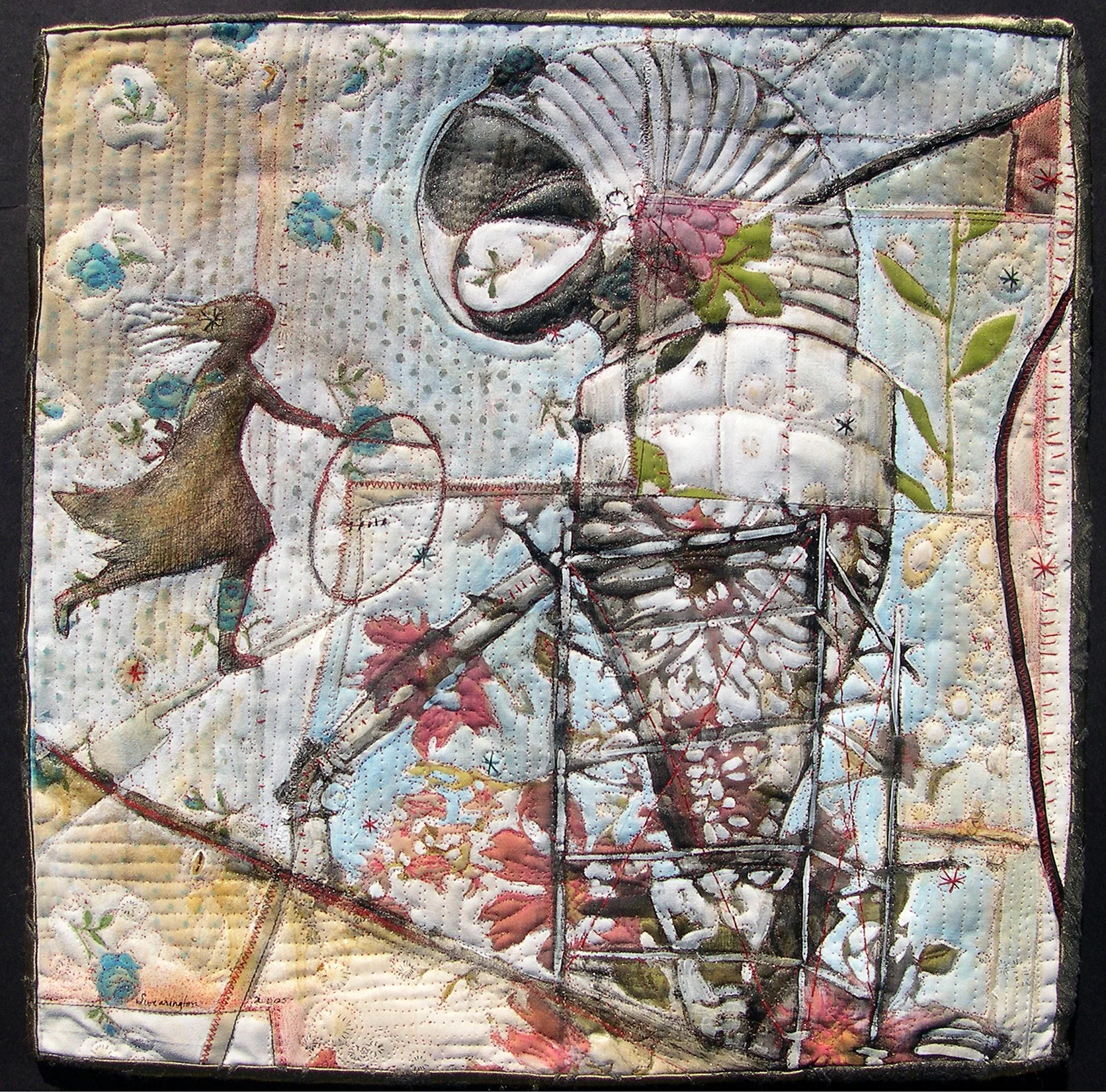 Untitled, 2008. 18"h x 17"w, private collection.