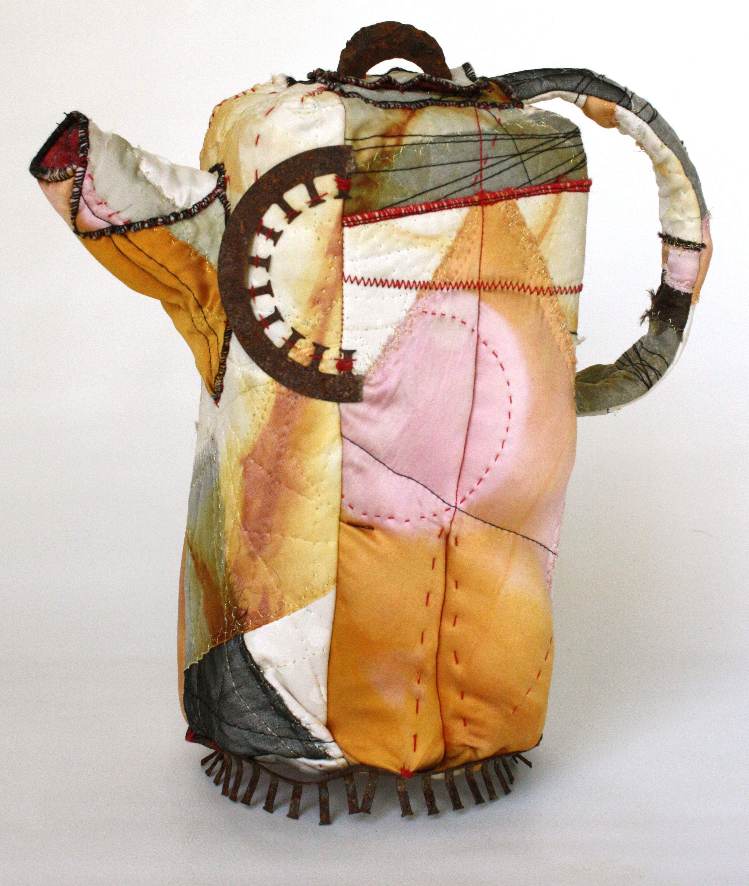 "Silk Teapot," 2012. 14"h, private collection
