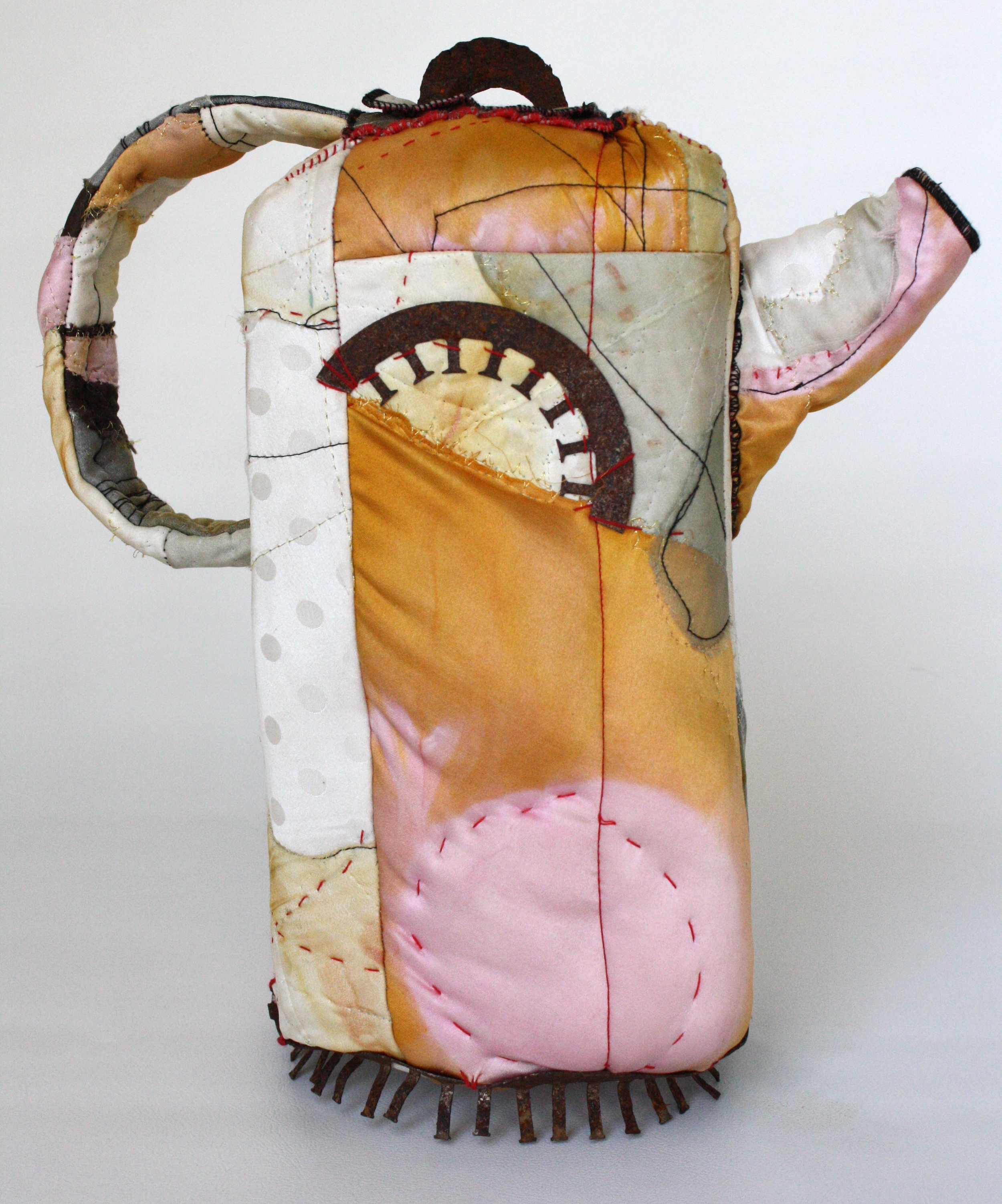 "Silk Teapot," 2012. 14"h, private collection