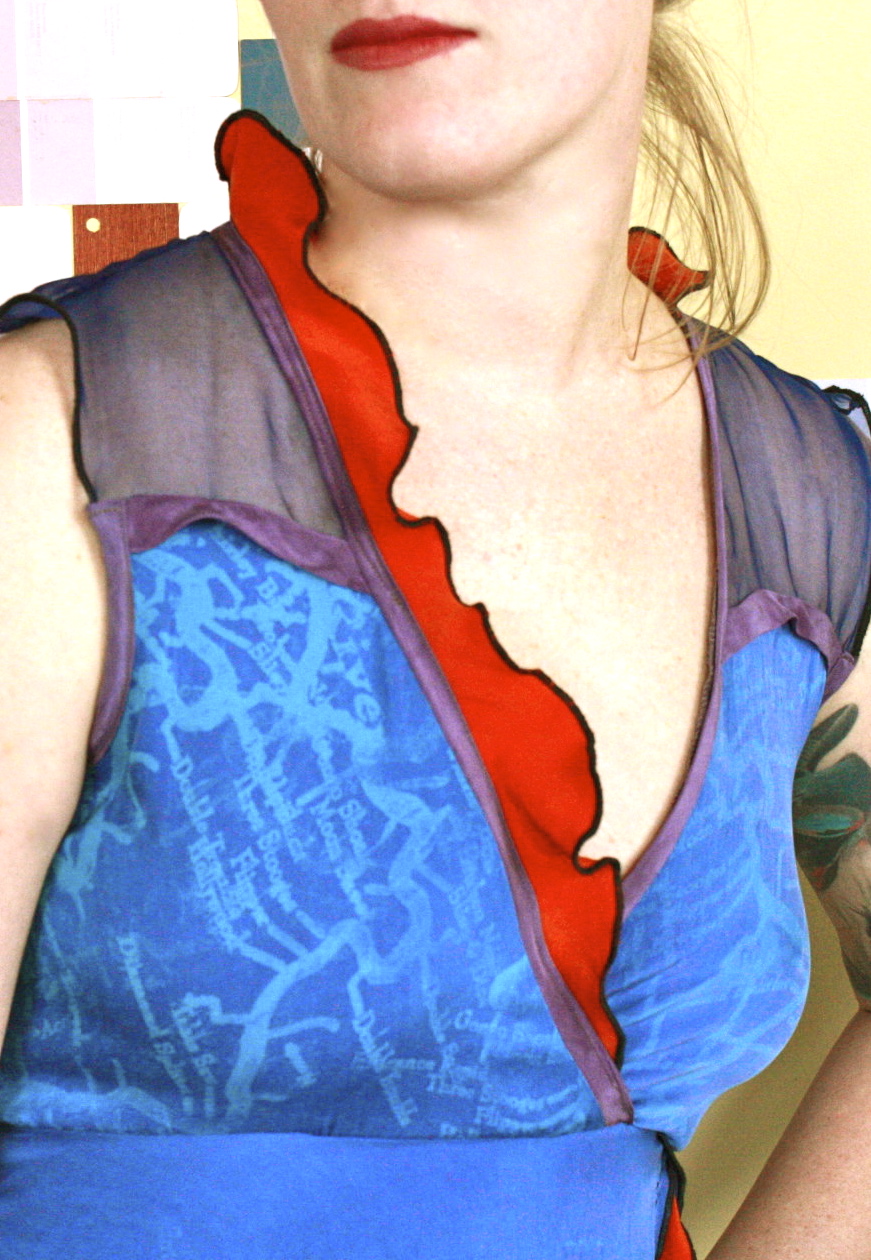 Custom silk bridesmaid dresses, 2013.