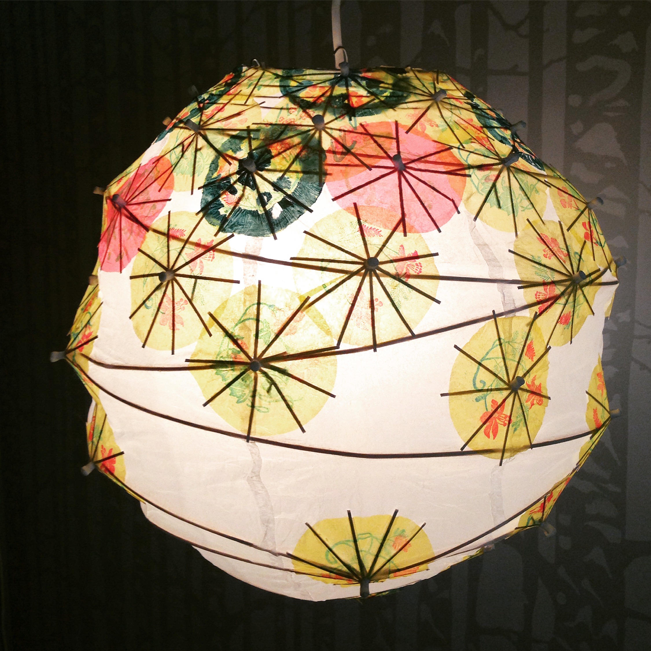 Cocktail Umbrella Lantern (illuminated)