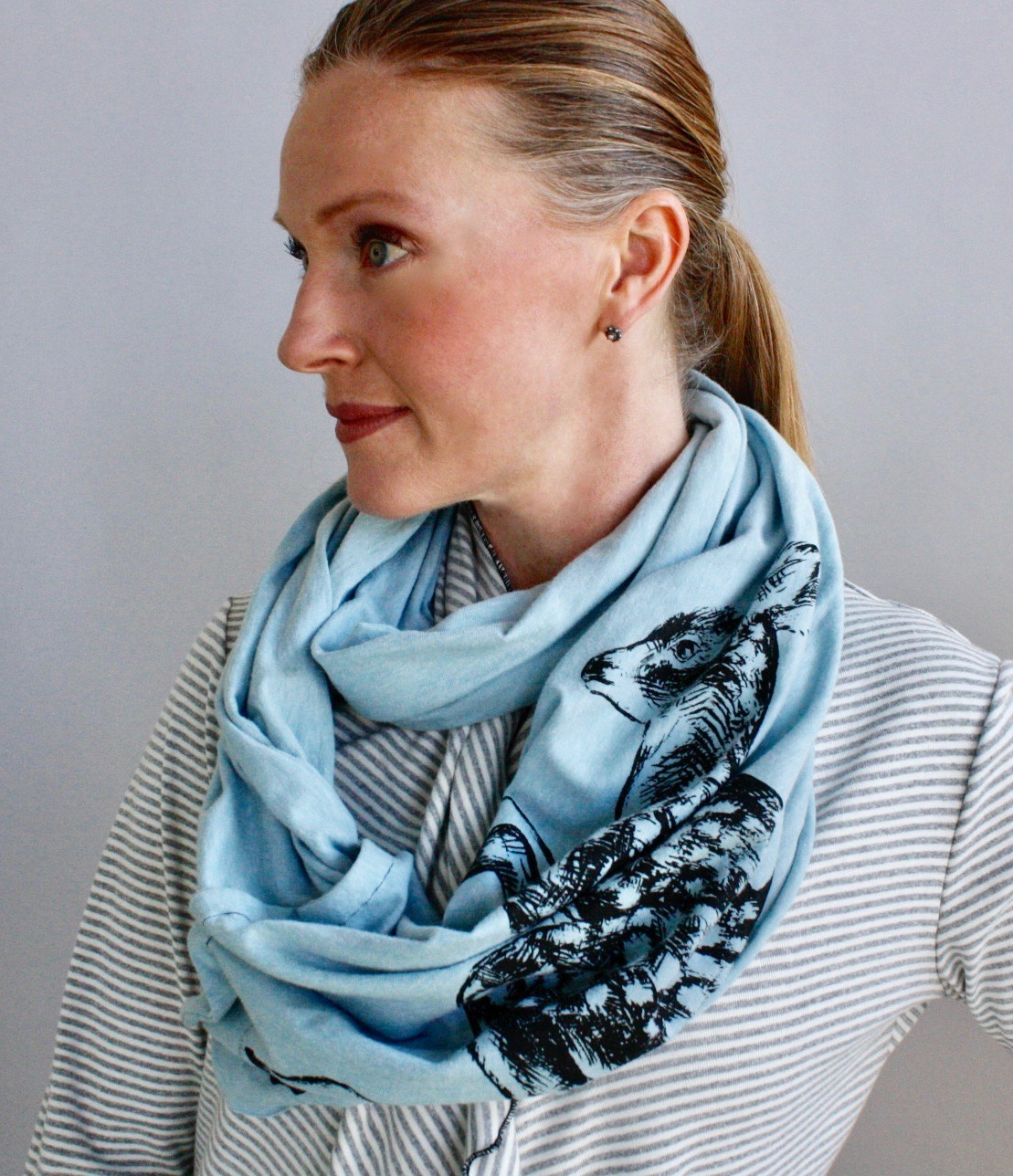 Leaping Fawn Infinity Scarf