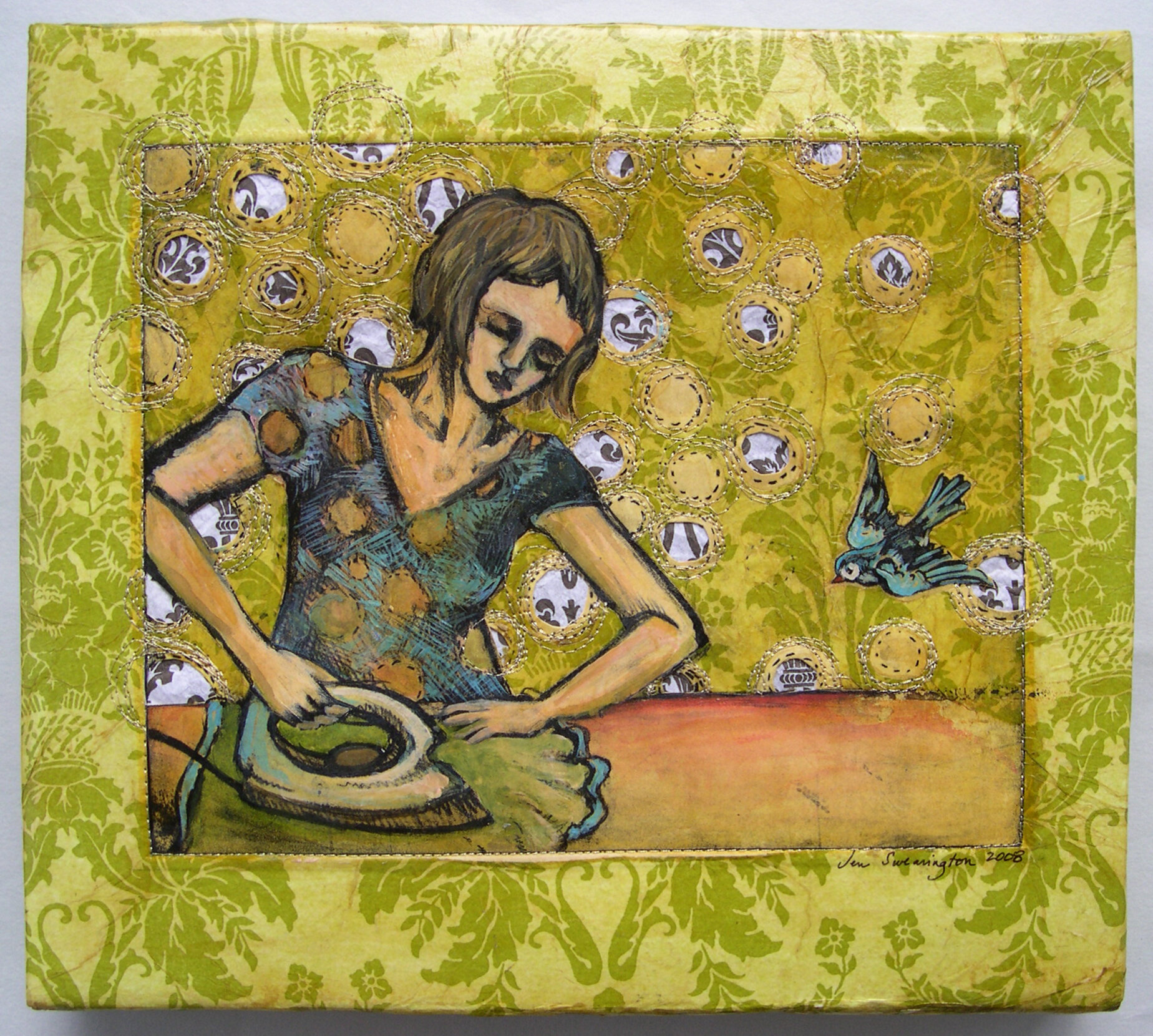 "Ironing," 12"h x 16"w, 2008