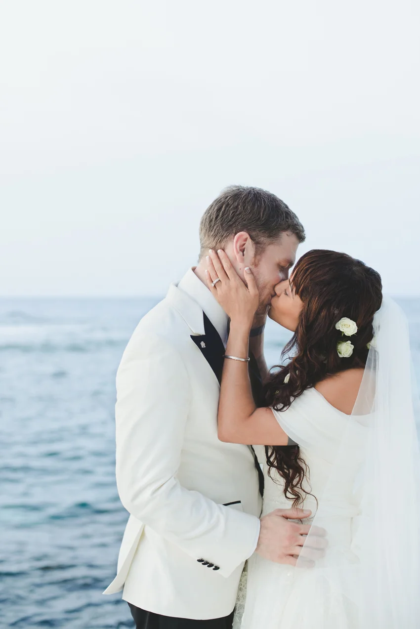 Persia White & Joseph Morgan . A Wedding at the Ian Fleming Villa in Oracabessa, Jamaica
