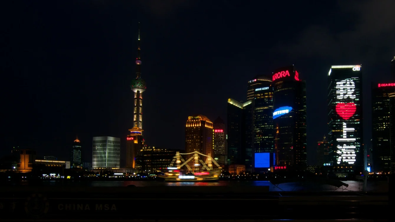 Shanghai River Skyline