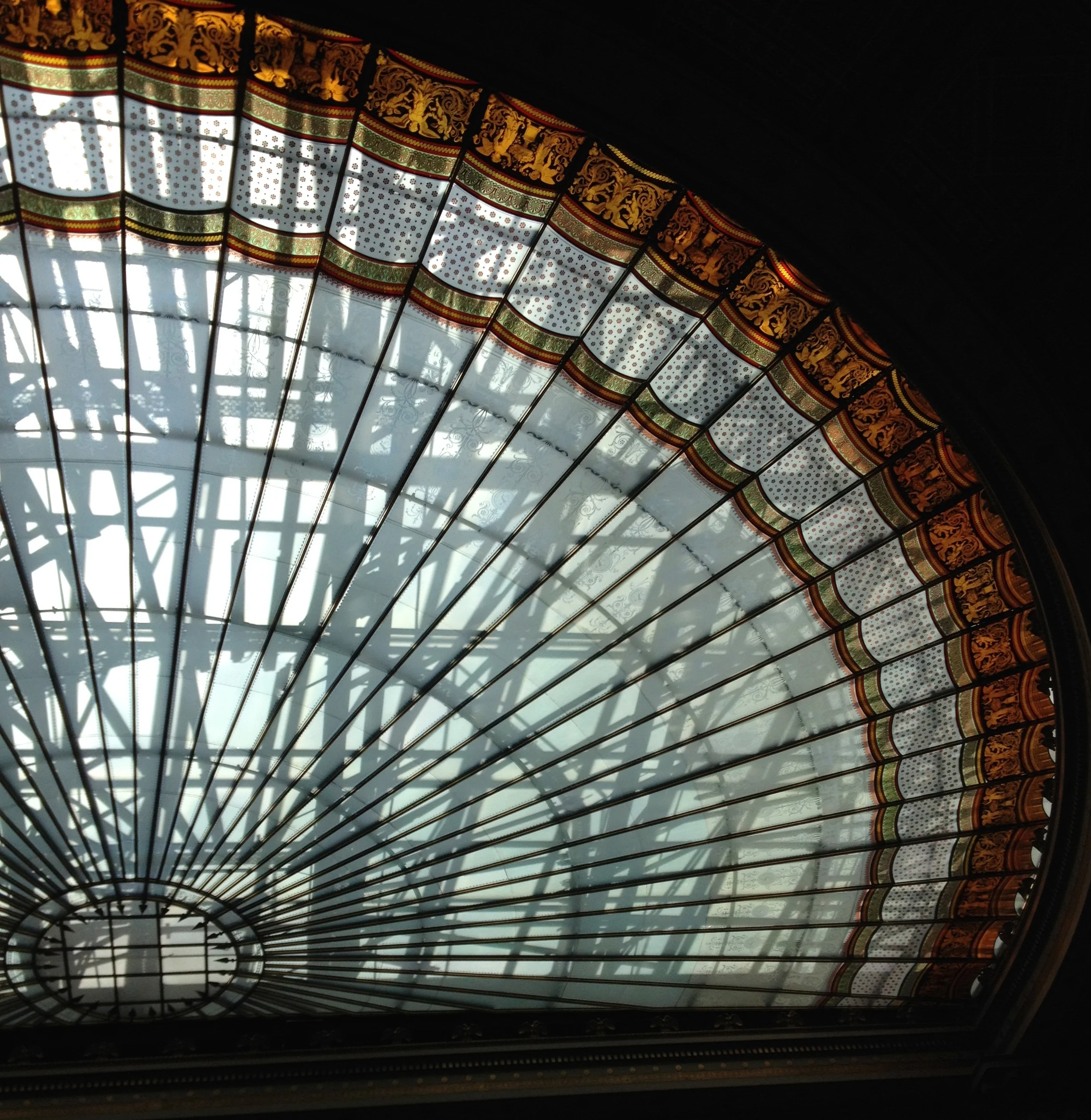  Glasdach des historischen Sitzungssaals des Abgeordnetenhauses 