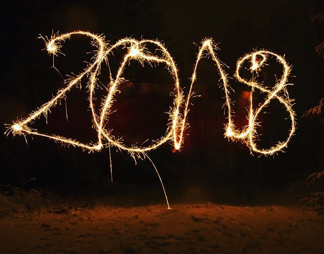 Happy New Year! 😃 #7amwork#happynewyear#2018#longexposure