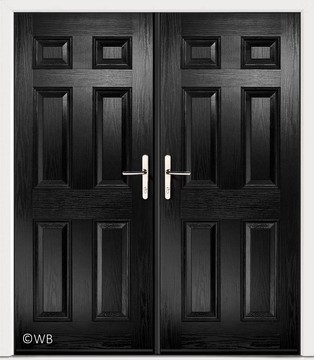 French Carlton Solid Black