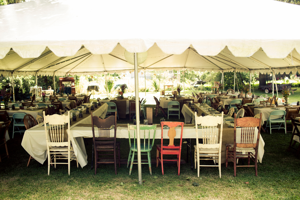 backyard wedding chairs