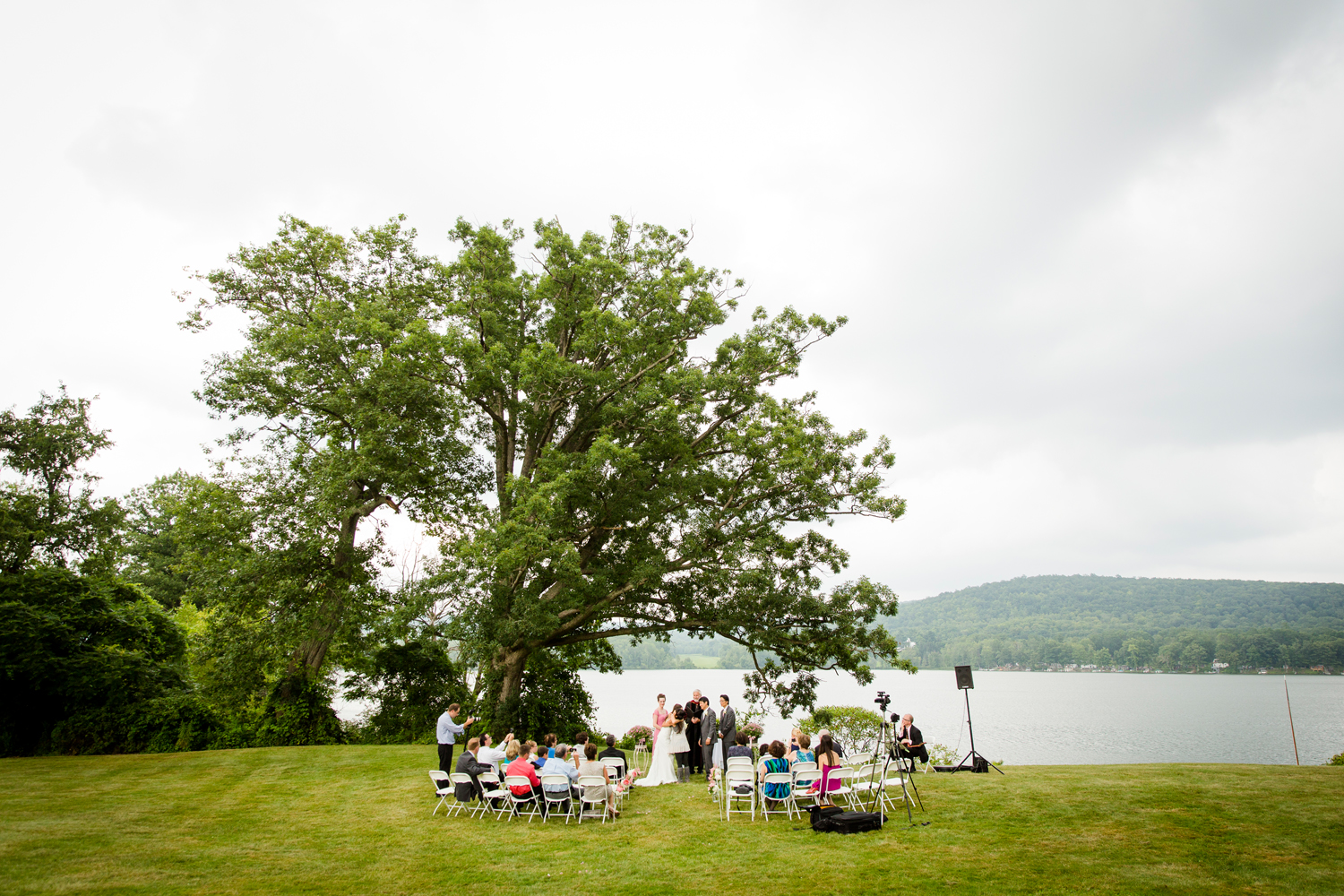 Finger Lakes wedding ceremony 