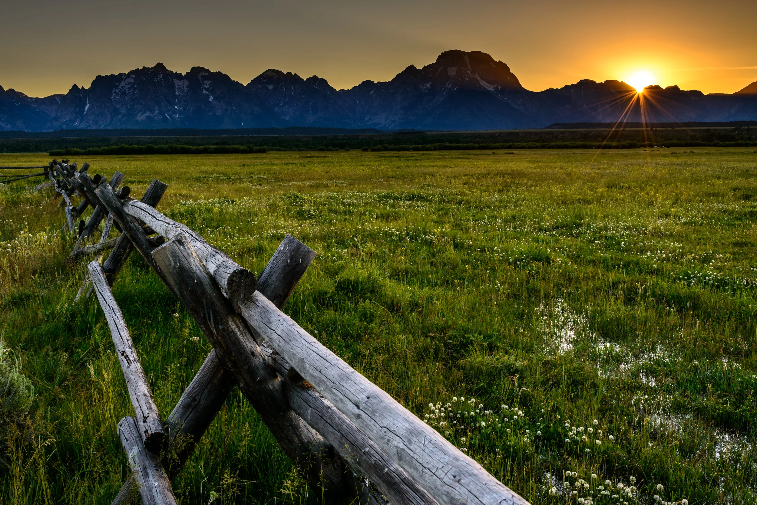Fence to the Tetons