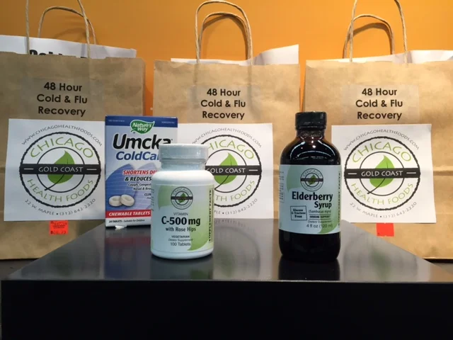 Chicago Health Foods' Cold and Flu Recovery Kit--Feel better in 48 hours!