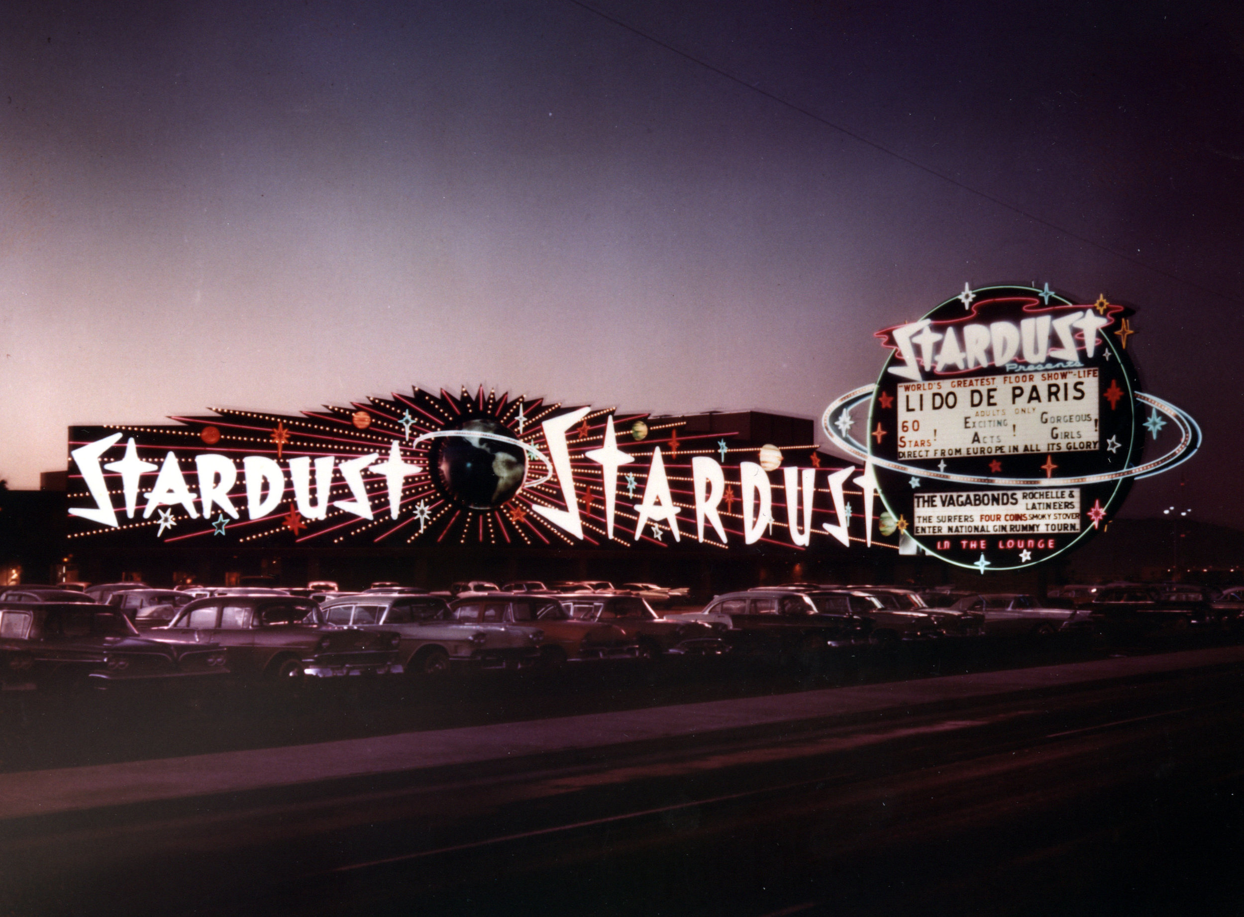 The original Stardust Hotel facade
