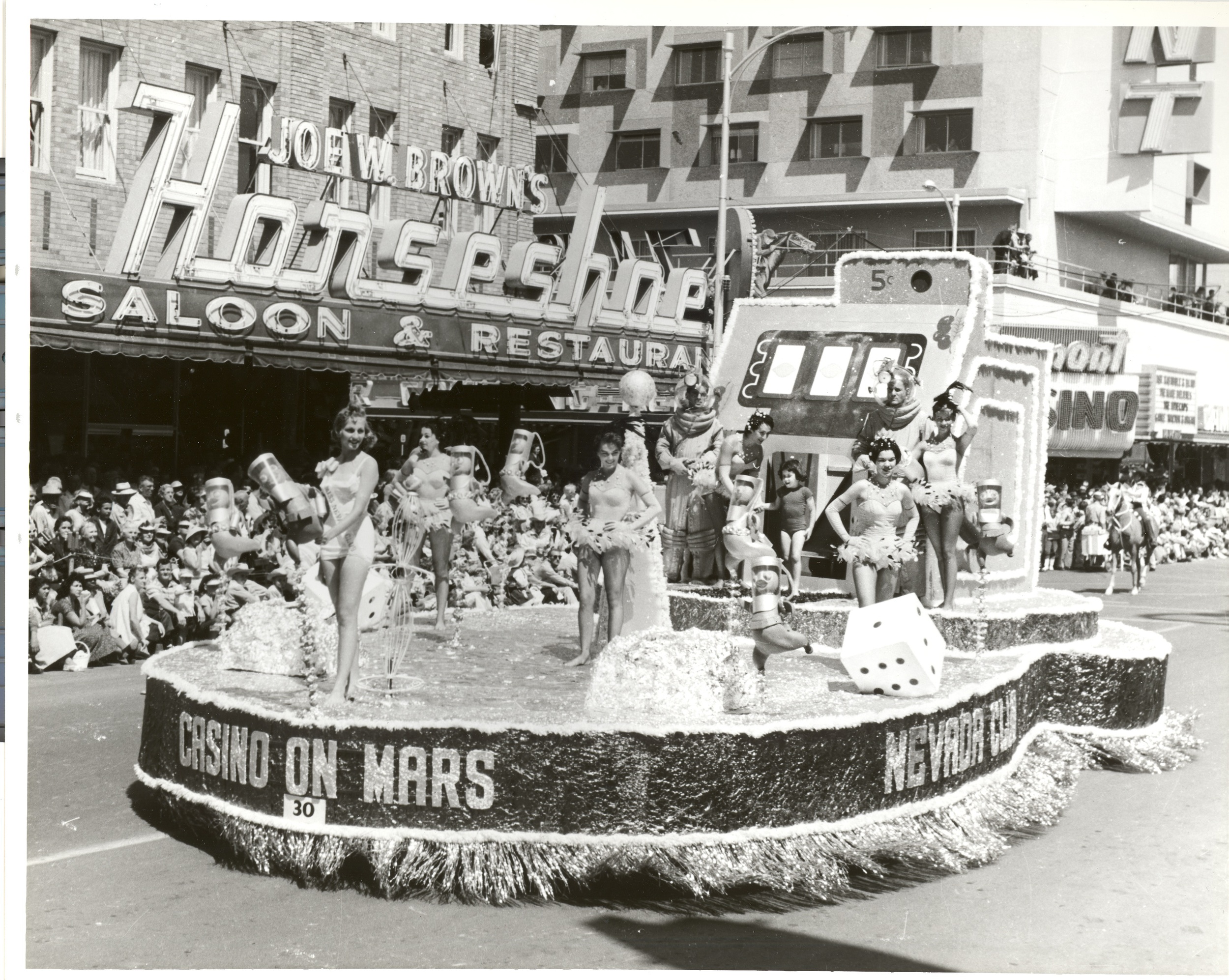 Casino on Mars Float Helldorado Parade 1950s