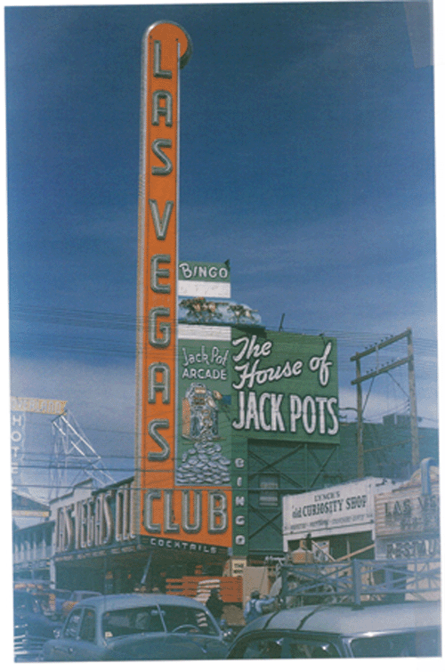Las Vegas Club Sign 1946