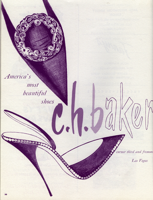 CH Baker Shoe Ad