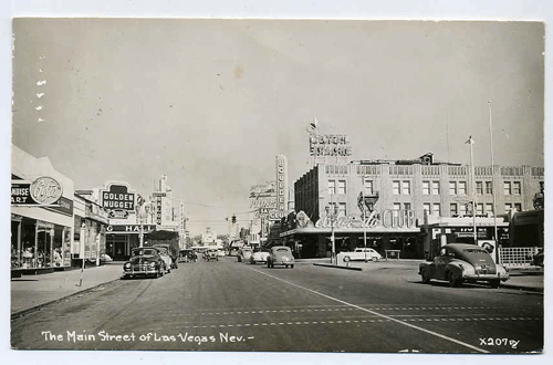 Fremont street with Shell Station