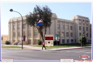 Las Vegas High School Sign