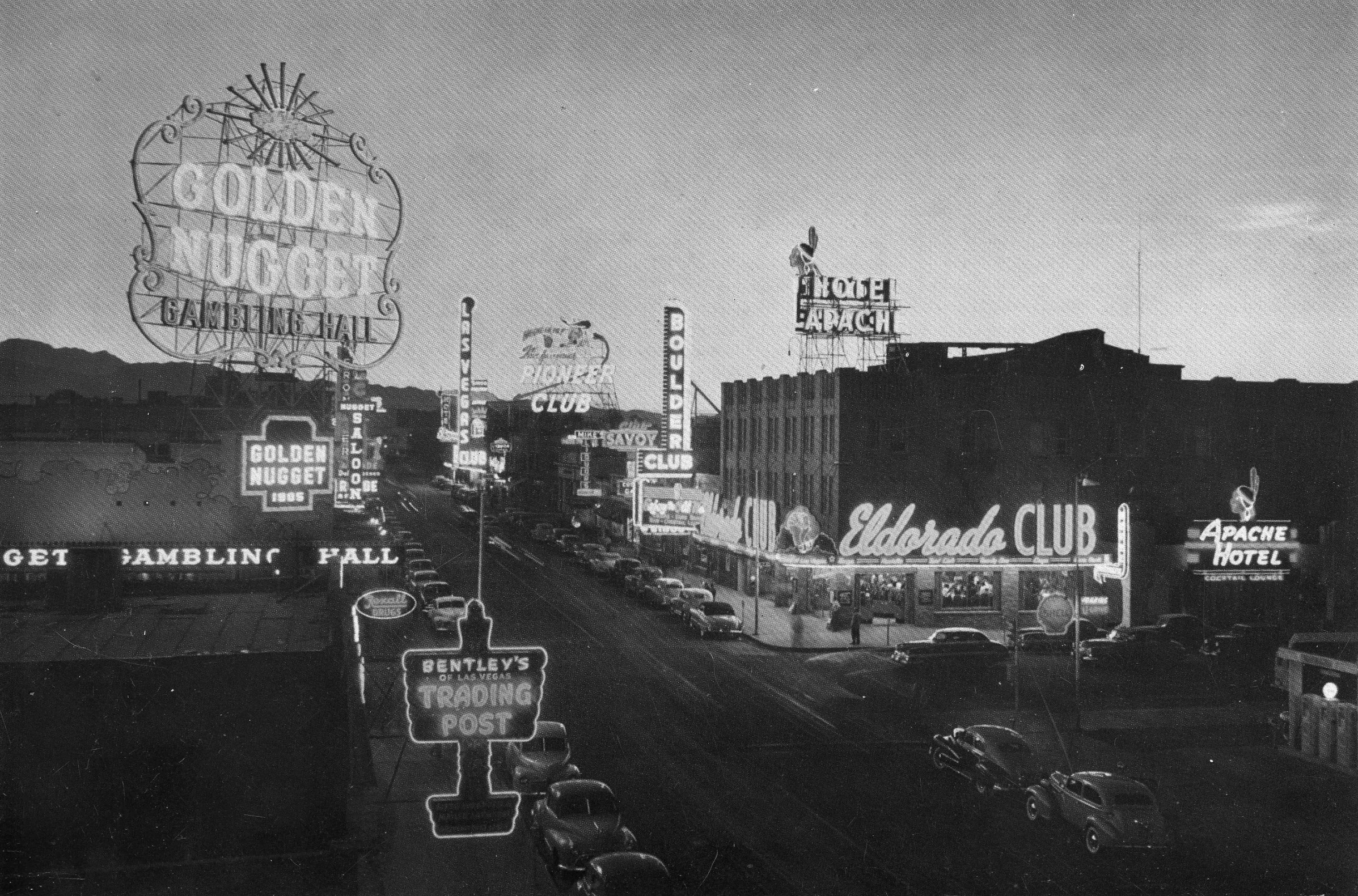 Fremont Street in the late 1940s