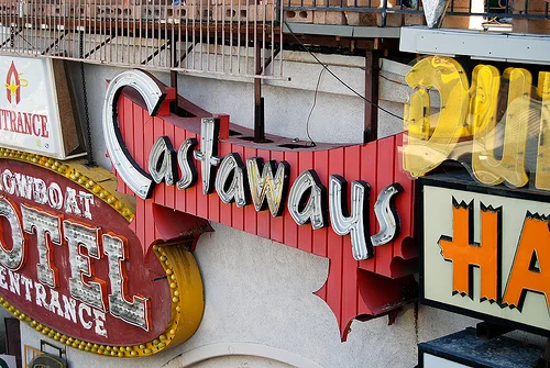 Las Vegas Hotel signs from Dr. Lonnie's collection