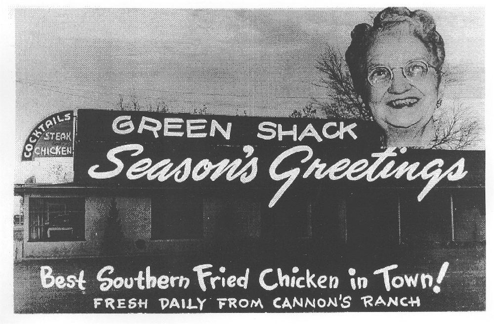 The Green Shack Christmas card