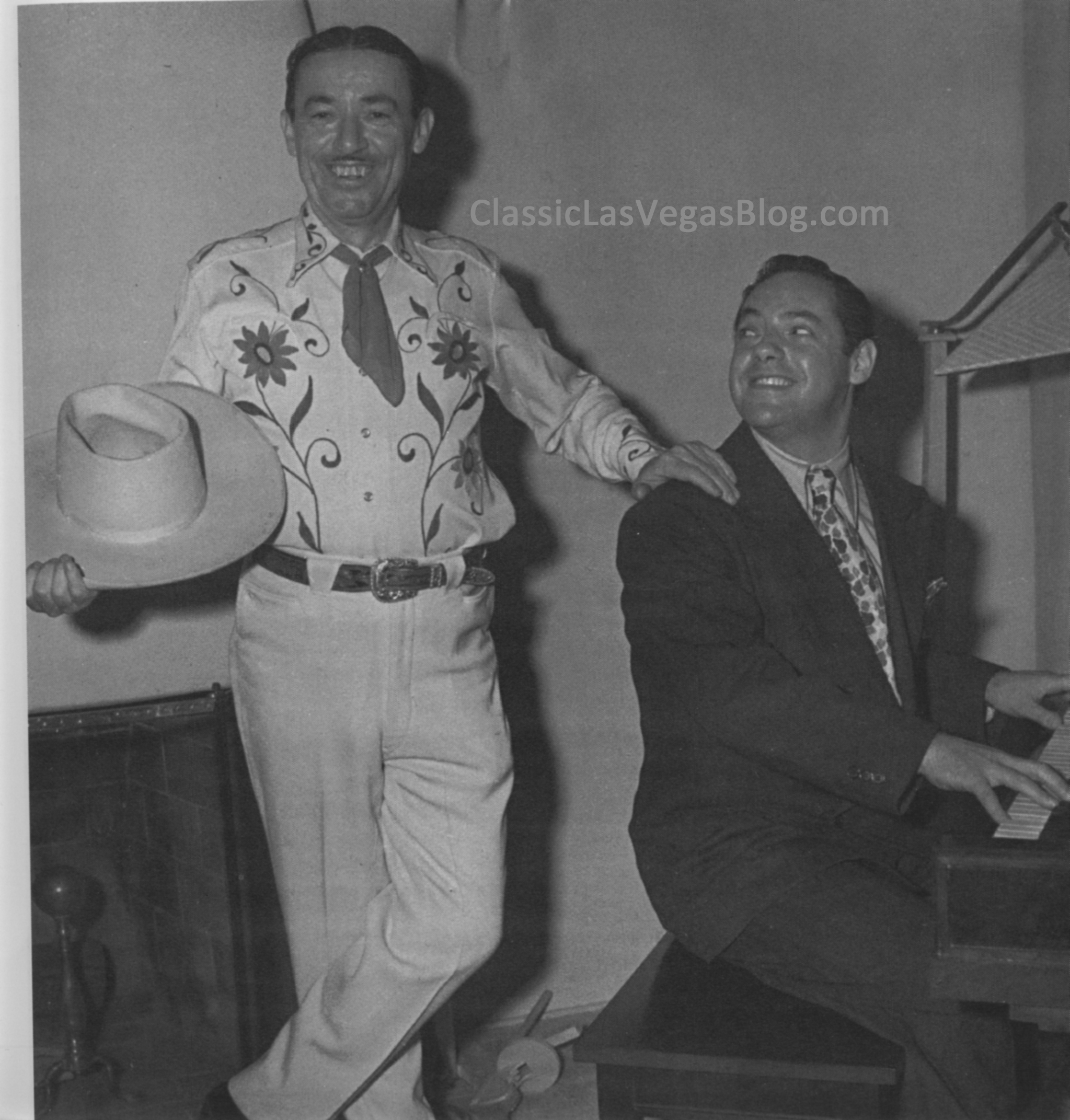 Tommy Hull and Garwood Van, right 