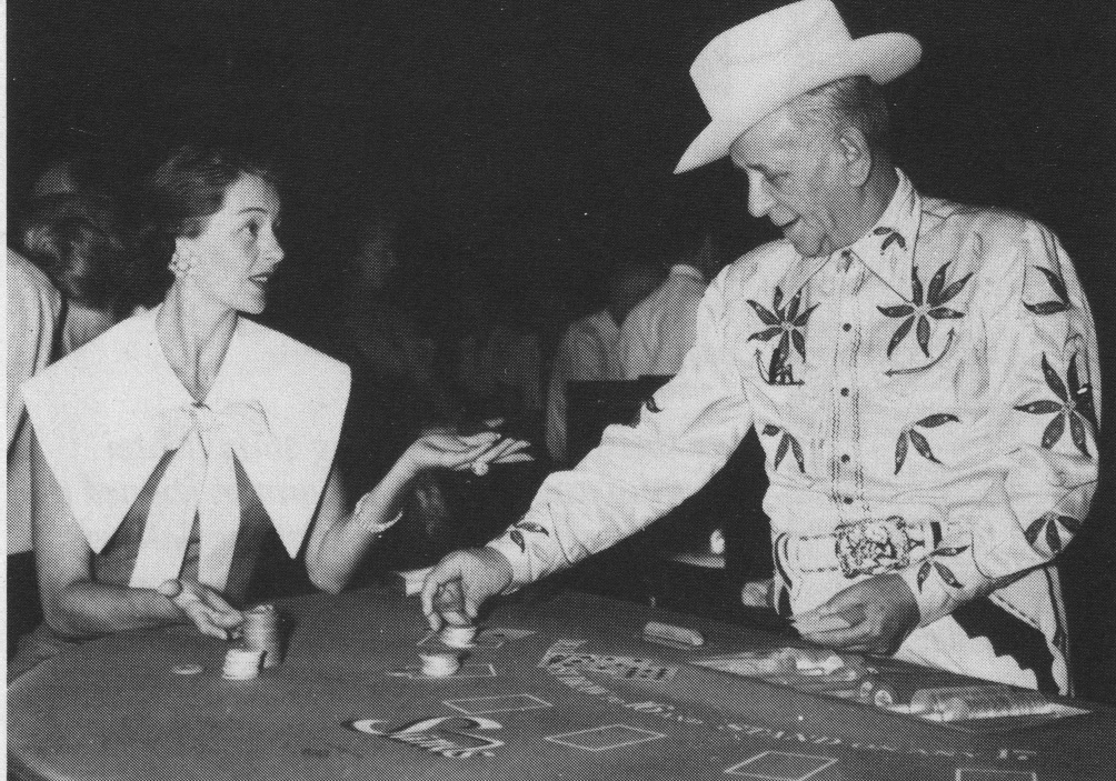 Sands Hotel owner Jake Friedman and Cyd Charisse