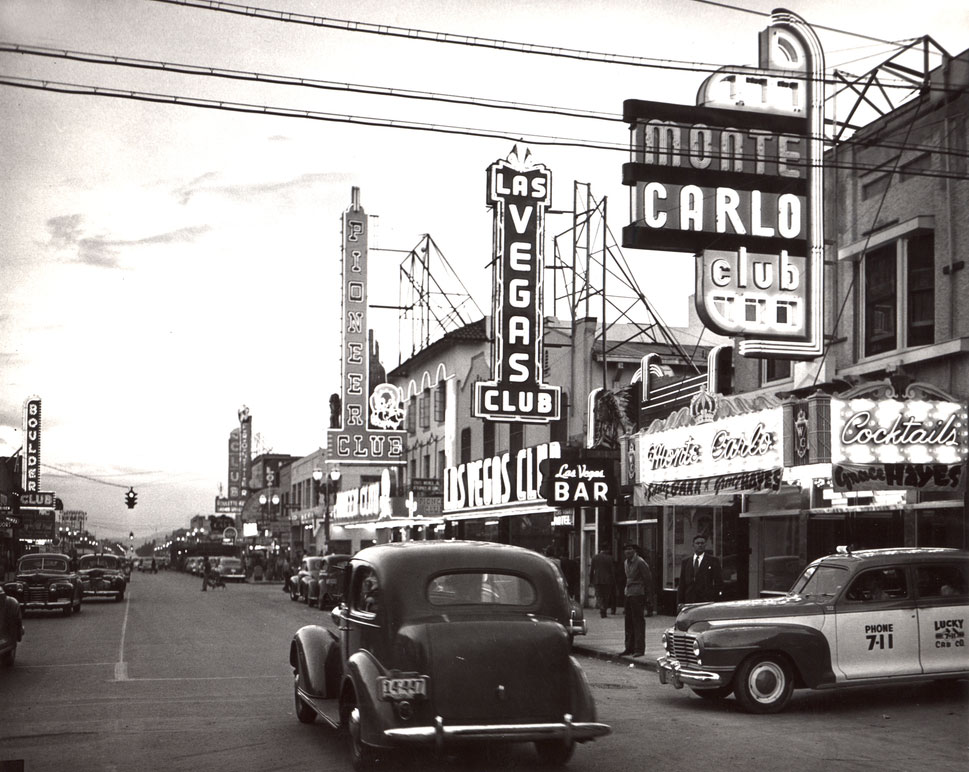 Fremont Street in the mid-1940s