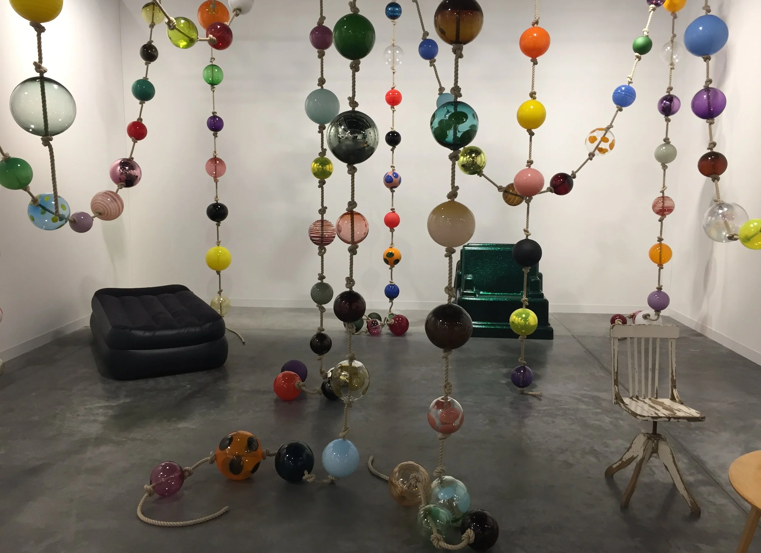 I got to fabricate and install the Kaspar's work for his installation "I went to Miami and learned a lot" in Art Basel 2016. 