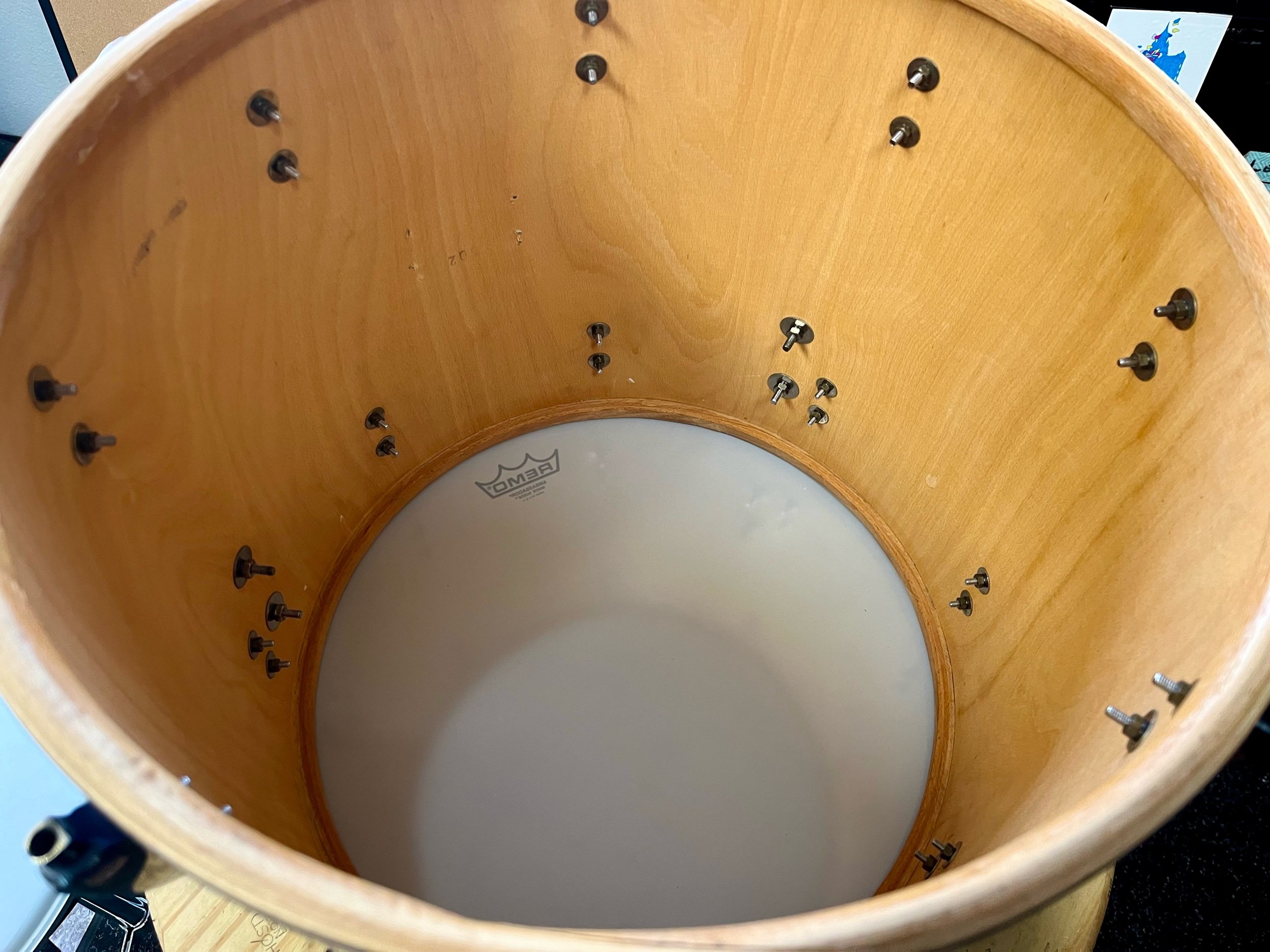 Sonor Teardrop drum set 1960's blue wrap drums for sale