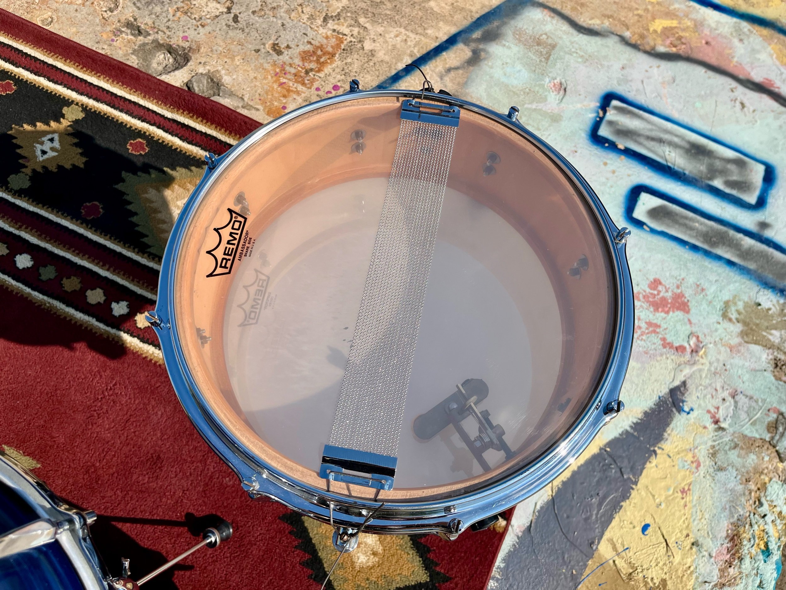 Sonor Teardrop drum set 1960's blue wrap drums for sale