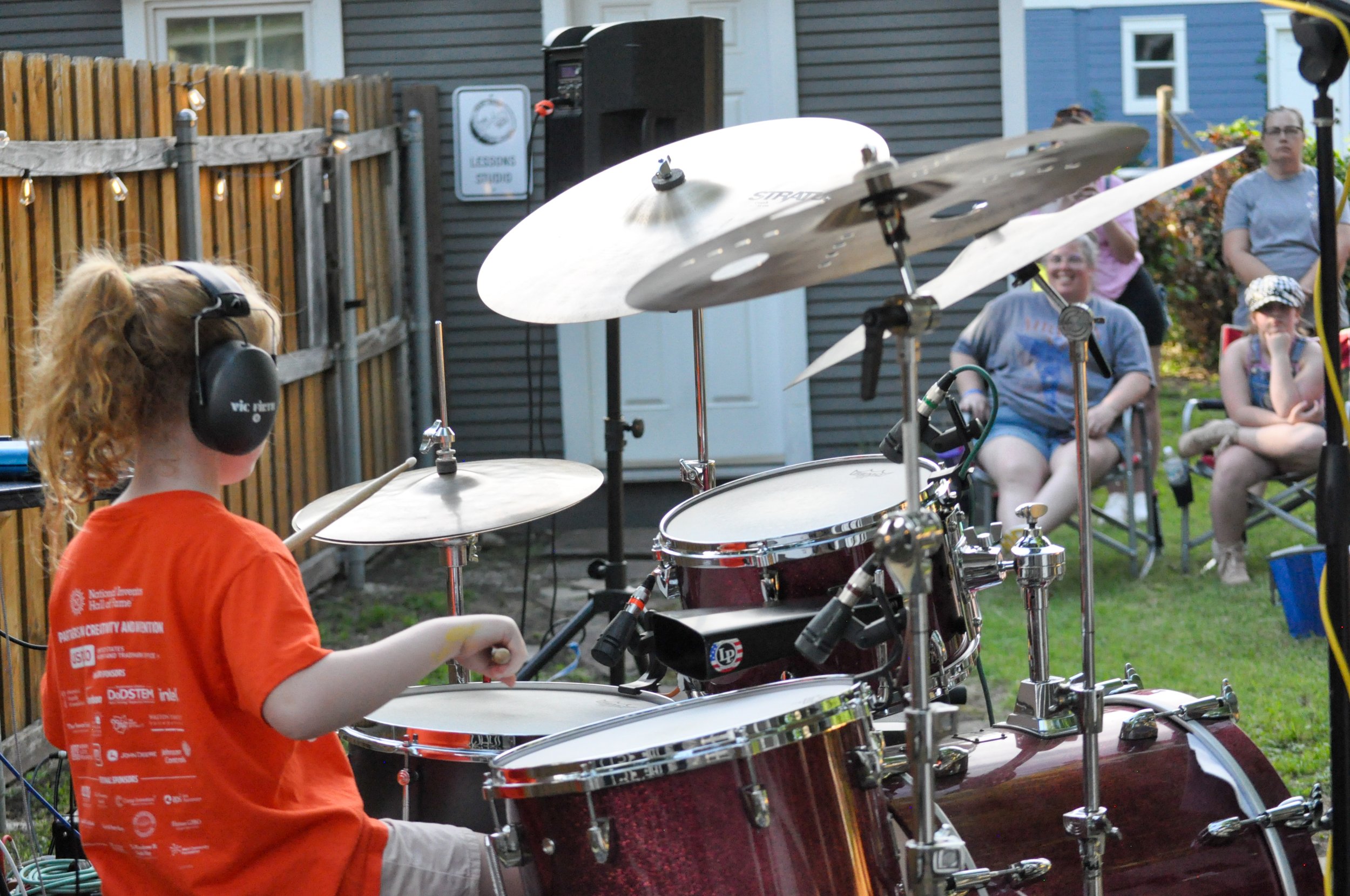 Open House Show & Tell drum performance