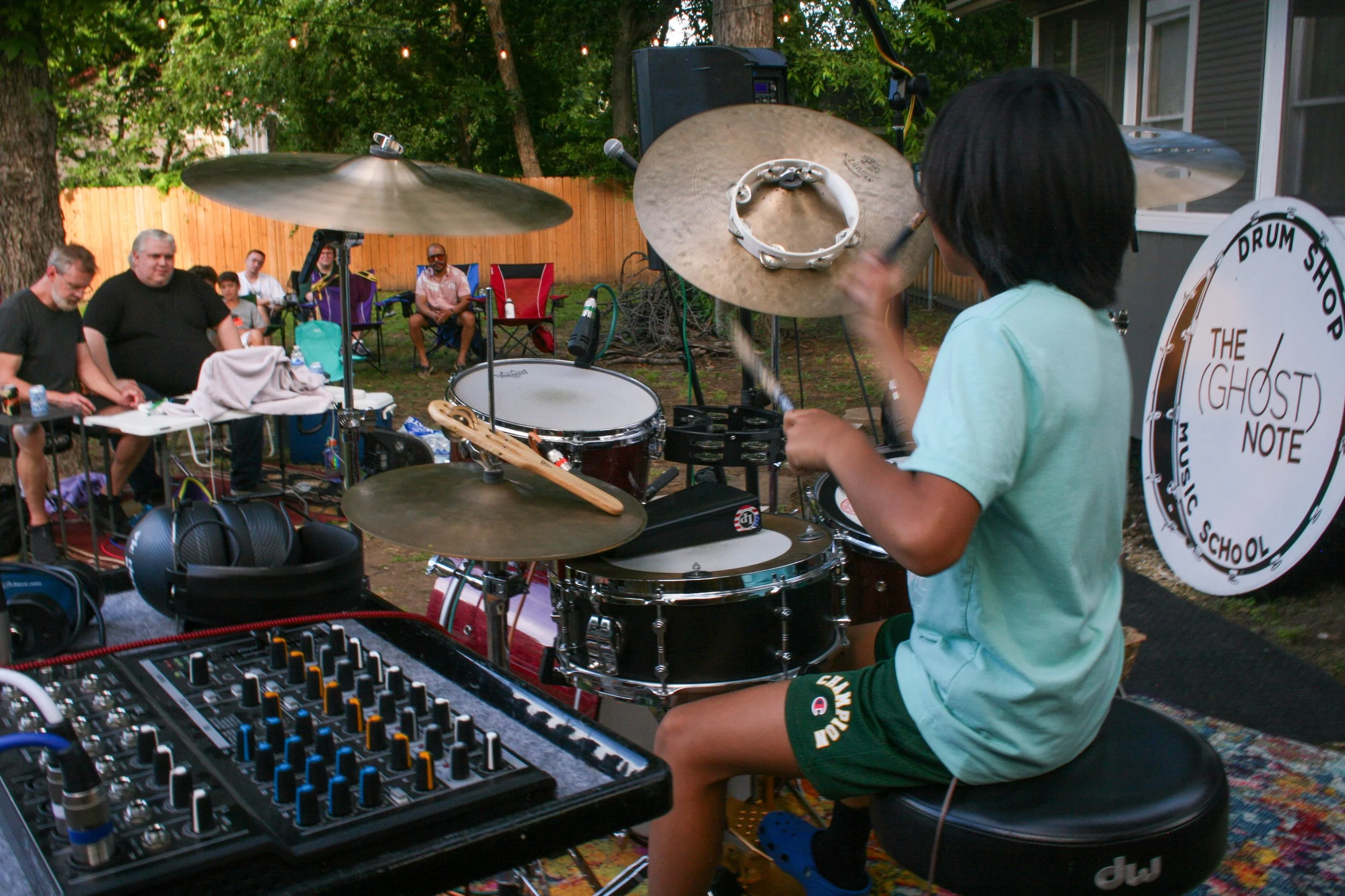 Open House Show & Tell drum performance