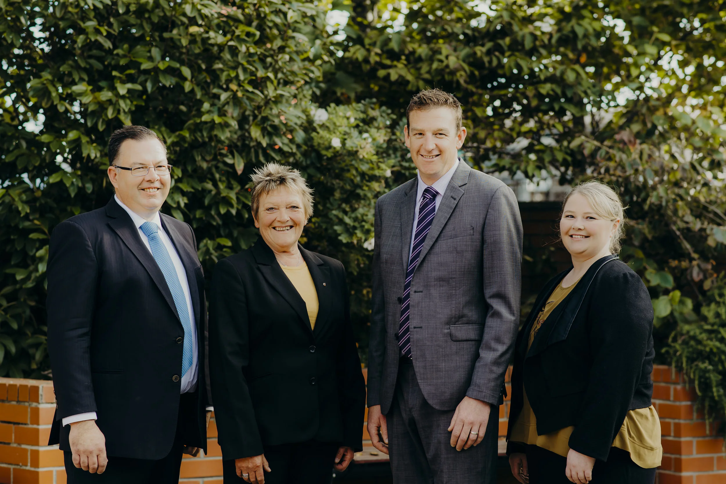 Chris Bowen - Nat.Cert.Emb, MNZEA , Robyn Thomson - Nat.Dip,Emb, MNZEA, Matt Jenkins - Nat.Dip.Emb, MNZEA , Katie Homan - Nat.Cert.Emb, MNZEA, BSc