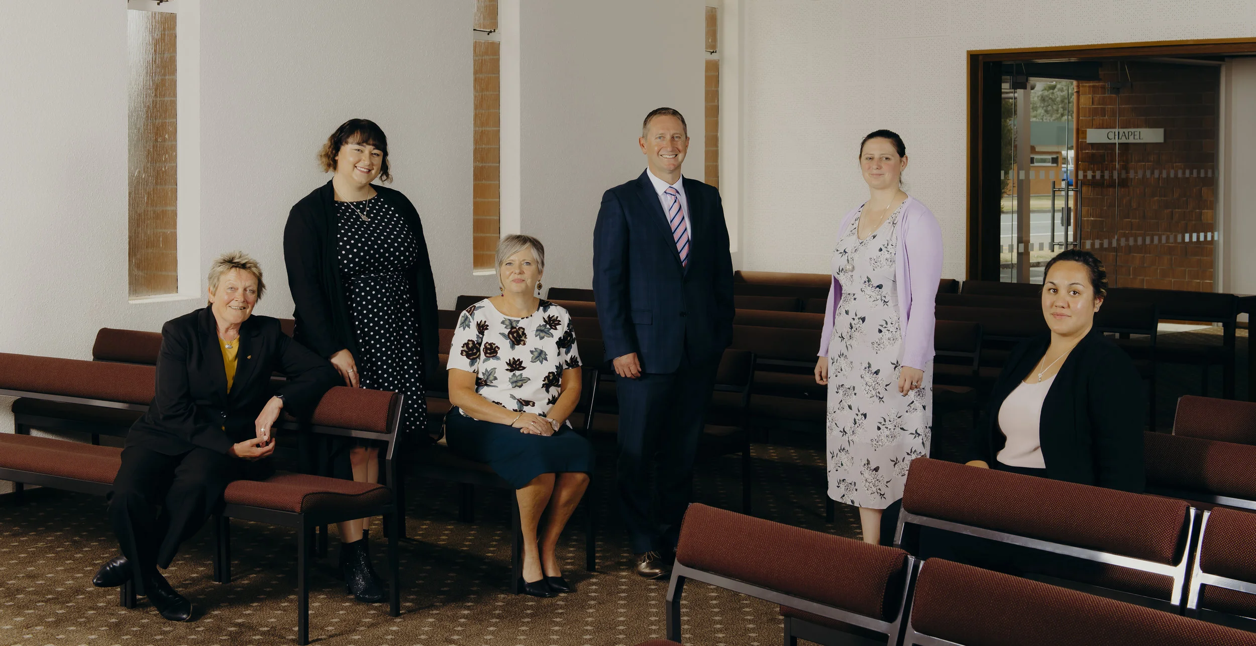 Hope and Sons Management Team (2019) Robyn Thomson, Jodie Hope, Johanna Kinvig, Andrew Maffey, Melanie Pearson, Megan Te Amo.