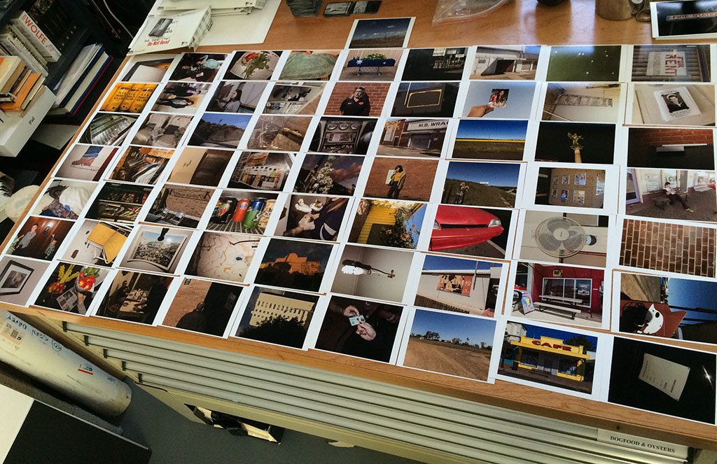 An edit in process of colour photographs from 2015.