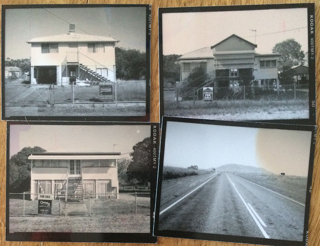 An edit in process of photographs from Queensland, titled 'No Labour Required' (2015).