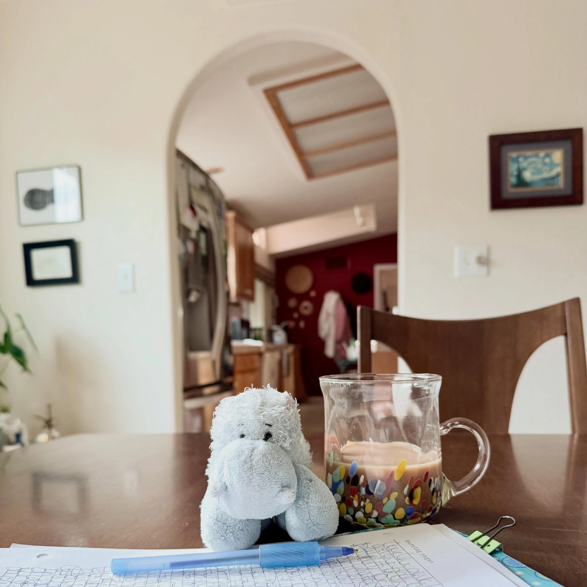 Good Morning📝☕️✨

Heading out this morning. Walpurgisnacht and Beltane celebrations await!🔥🌕✨

#MorningRitual
#MorningPages
#TheArtistsWay
#Coffee
#AdventuresOfPonyboy

📍Ancestral lands of the Cowlitz.