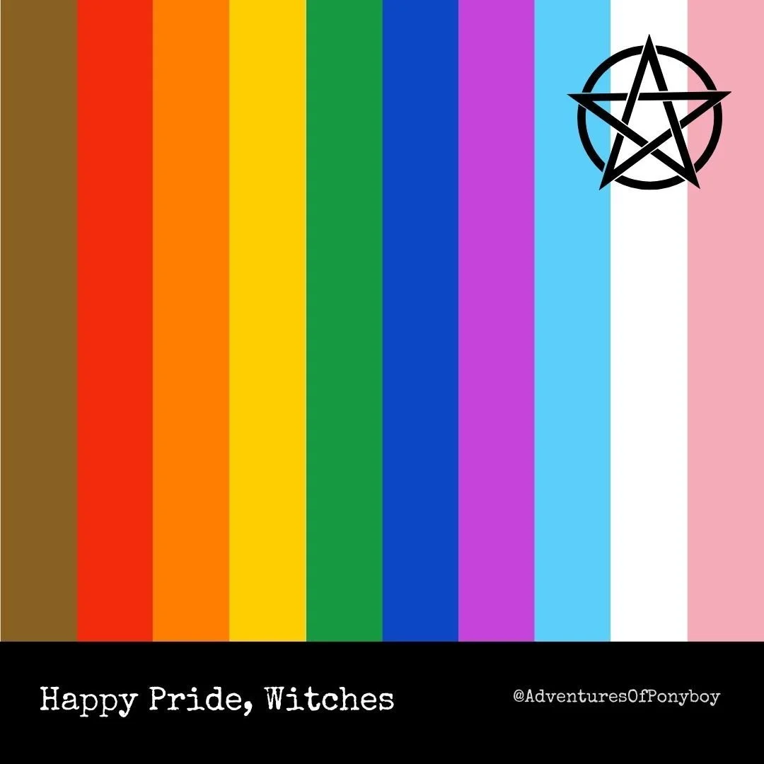Happy Pride, Witches🏳️&zwj;🌈🏳️&zwj;⚧️✨

#PrideMonth
#Gay 
#Queer 
#LoveIsLove
#ProtectQueerKids