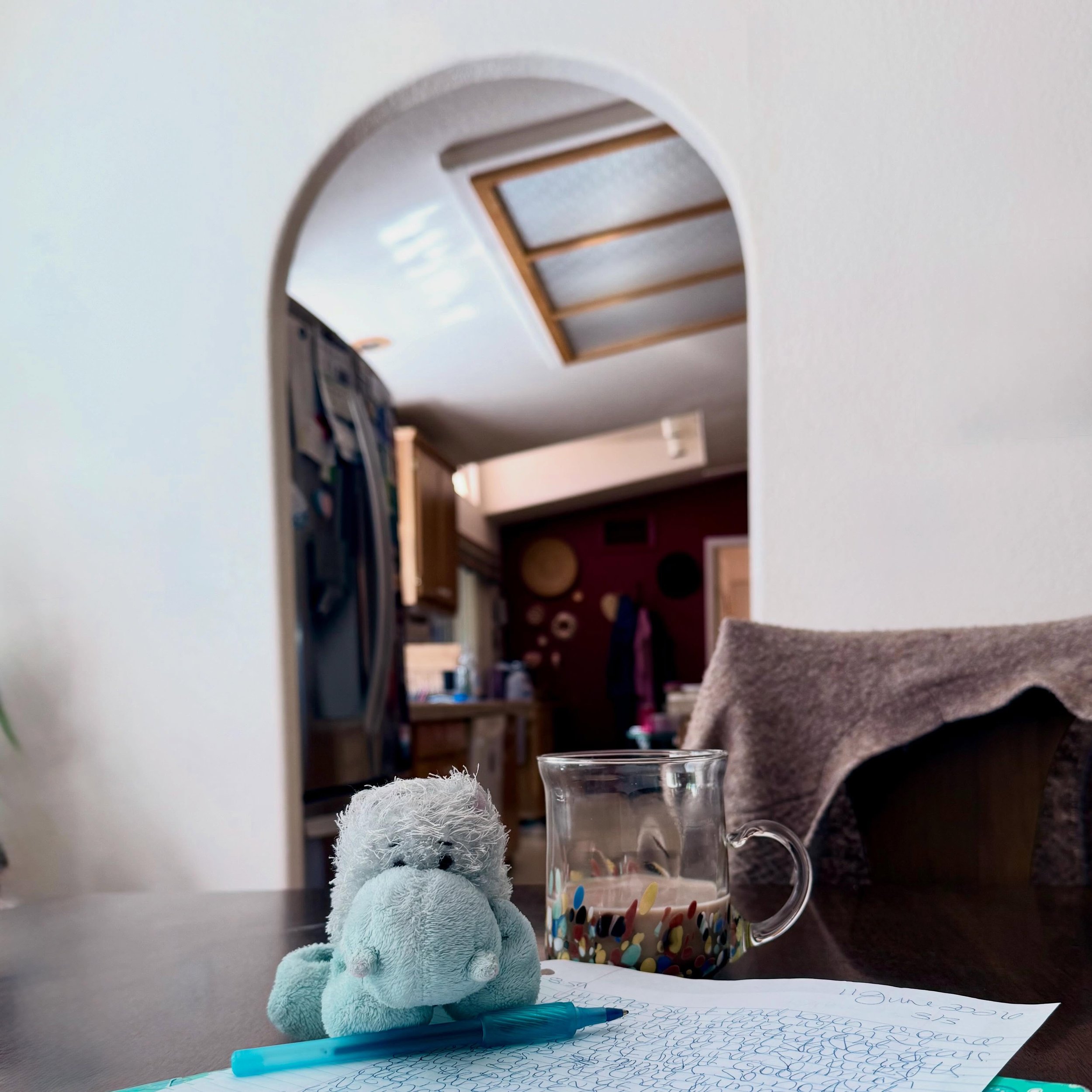 Good Morning📝☕️✨

#MorningRitual
#MorningPages
#TheArtistsWay
#Coffee
#AdventuresOfPonyboy

📍Ancestral lands of the Cowlitz.