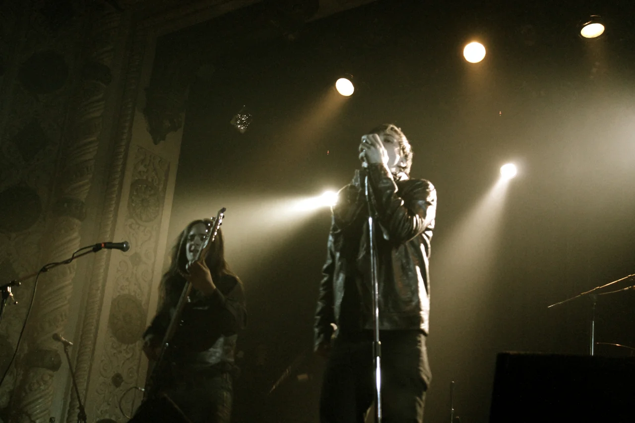 Cyrus Johnson and Keith Patrick, at Metro Chicago Blood Red Boots
